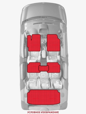 ЭВА коврики «Queen Lux» комплект для Lamborghini Urus